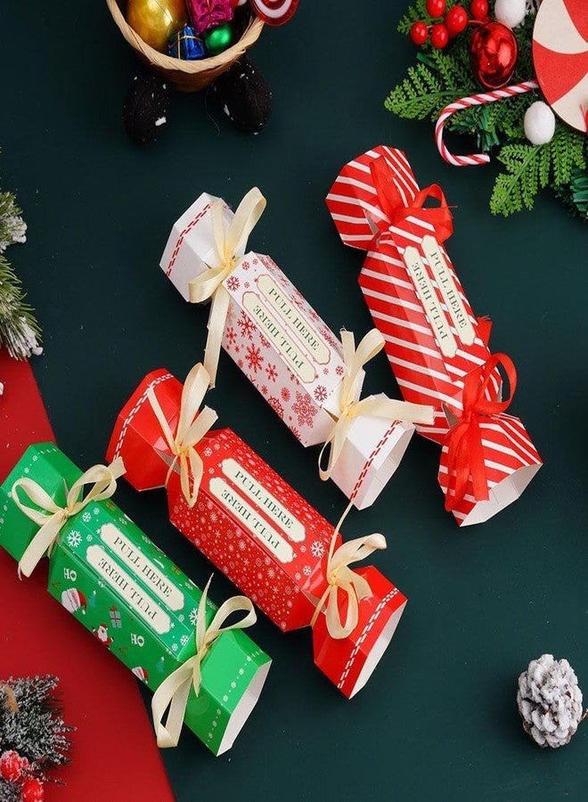 Kcyuowq 4PCS Christmas Money Box for Cash Gift Pull, Surprise Box Money Gift Box for Kids Adults with 40 Transparent Bags, Cute Money Roll Pull Pouch, Creative Christmas Money Holders for Cash. - Image 2